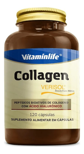 Collagen Caps - Colágeno 120 Cápsulas - Vitaminlife 