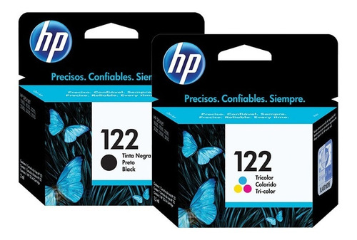 Cartuchos Hp 122 Nuevos Sellados En Sus Cajas