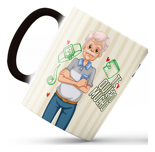 Mug Mágico Mejor Abuelo Nombre Personalizado Taza