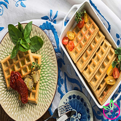 Molde De Silicona Waffles Hot Cake Waffle Hdr Color Rojo/gris