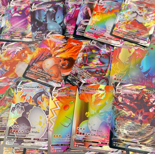 Lote 25 Cartas Pokemon Gx Ex Vmax Team Mega Alternativas