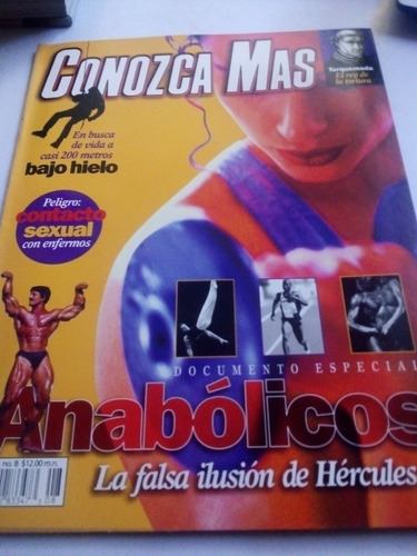 Imagen 1 de 6 de Revista Conozca Más Agosto 1998 Anabólicos Falsa Ilusión 
