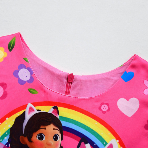 Vestido Dibujos Animados Para Niñas La Casa Muñecas De Gabby