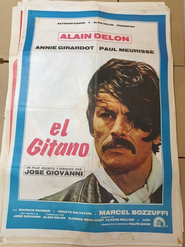 Afiche Cine Original-1441-alain Delon- El Gitano