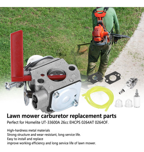 Carburador For Homelite Ut-33600a 26 Cc Ehcps 0264at 0264of