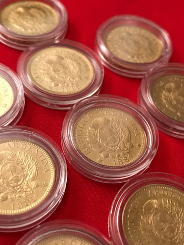 Colección Moneda Argentino De Oro 900 Con Estuche Original