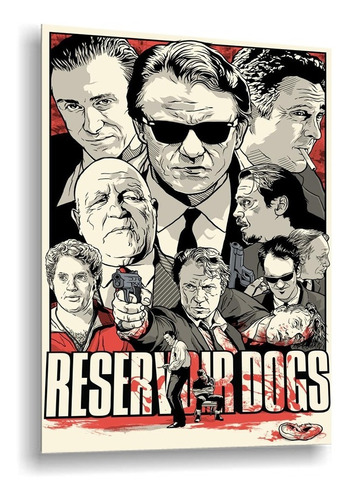 Quadro Decorativo Reservoir Dogs Cães De Aluguel 30x42cm A3