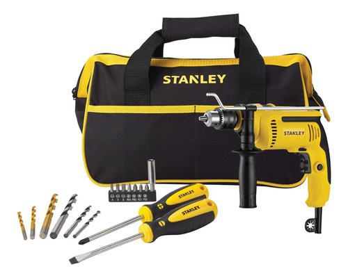 Kit Taladro Percutor 1/2  700w + Accs Stanley Sdh700ba-b2c