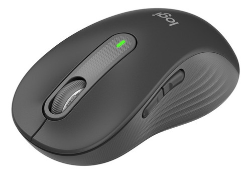 Mouse Sem Fio Signature M650 L Grafite Logitech Cor Preto