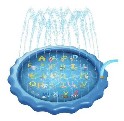 Alfombrilla Tapete Agua Fuente Inflable Niños Juguete  170cm