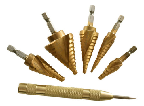 Juego De Brocas Escalonadas, Herramientas De Corte De Cono