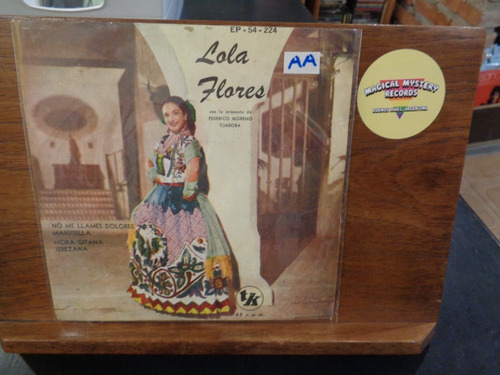 Lola Flores Federico Moreno Torroba Vinilo Simple Ep