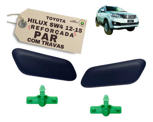 Tampa Lavador Farol Com Toyota Sw4 2012-15 | Par Com Travas