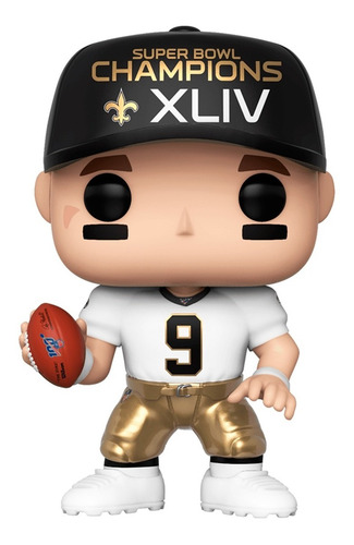 Boneco Funko Pop Football Saints Drew Brees 138 Original