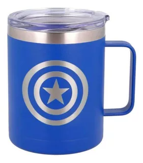 Marvel Taza Termo De Acero Inoxidable Capitán América 350ml