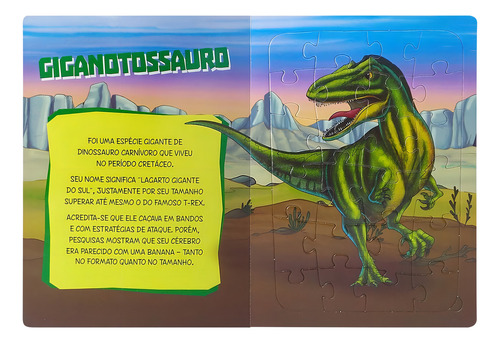 Dinossauros Em Quebra-cabeça, De (ilustrado(es) Por) Belli Studio. Editorial Todolivro Distribuidora Ltda., Capa Dura Em Português, 2020