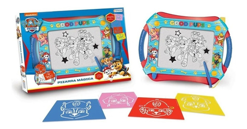 Paw Patrol Pizarra Magica Y Stencils Tapimovil