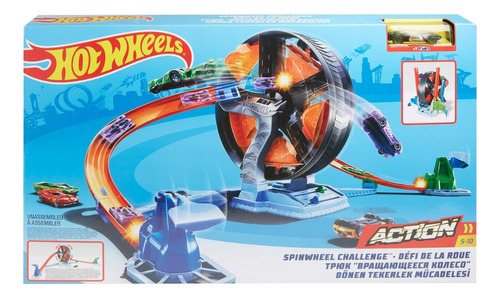 Conjunto Hot Wheels Competição Giratória - Mattel