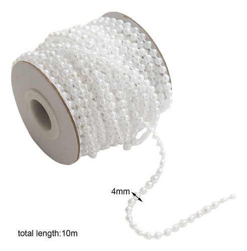 3 Bead Strands Beaded Jewelry Making Hanging 4mmx10m