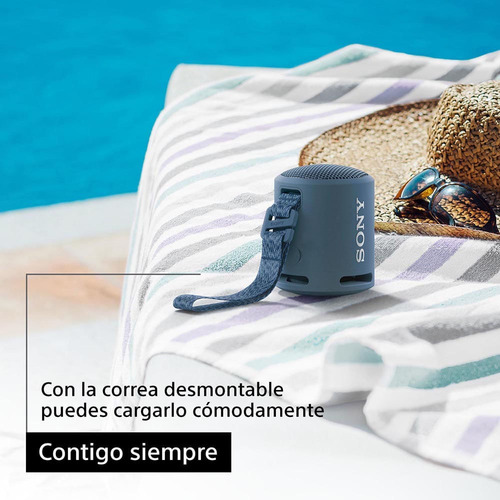 Parlante Inalámbrico Portátil Extra Bass Xb13 Color Azul claro