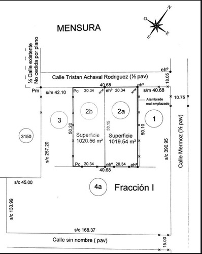 2 Lotes De 1000mts Aprox C/u En Zona Muy Buscada Y Tranquila!