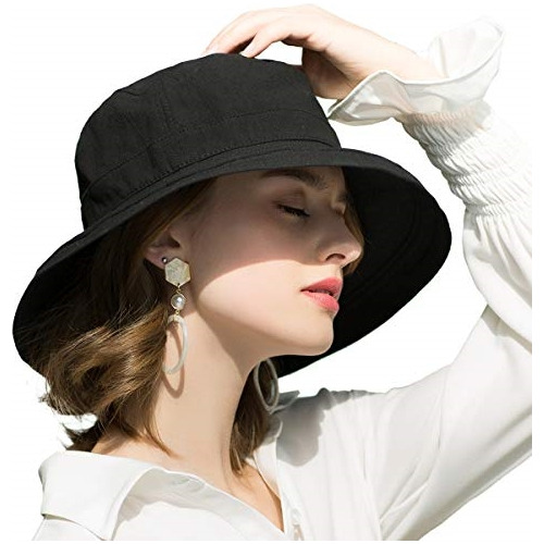 Sombrero De Algodón De Ala Ancha Para Mujer