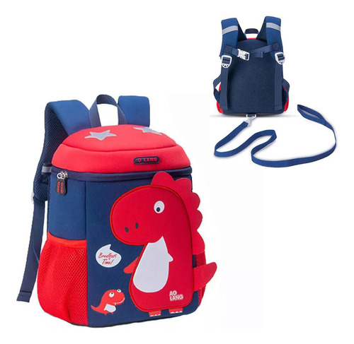 Mochila Con Guía De Collar De Seguridad Para Niños Baby Chil