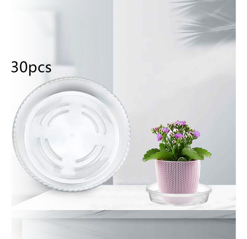 30 Platillos Para Macetas De Flores, Base 20 Centímetros