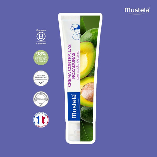 Imagen 10 de 10 de Crema Mustela Contra Rozaduras 123 54 ml