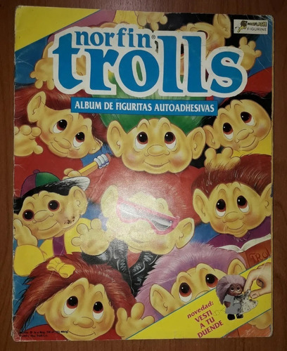 Álbum De Figuritas Norfin Trolls Tiene 50 Figuritas Año 1993