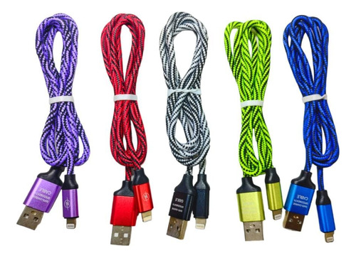 Pack 10 Piezas Cable De Carga Para iPhone. Precio Mayoreo