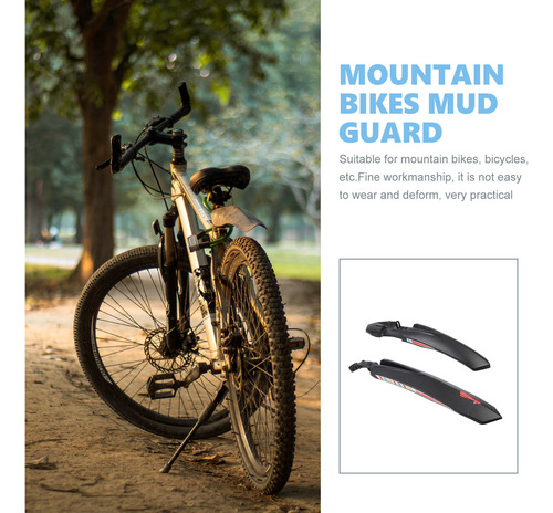 1 Par De Guardabarros Portátiles Para Bicicletas De Montaña
