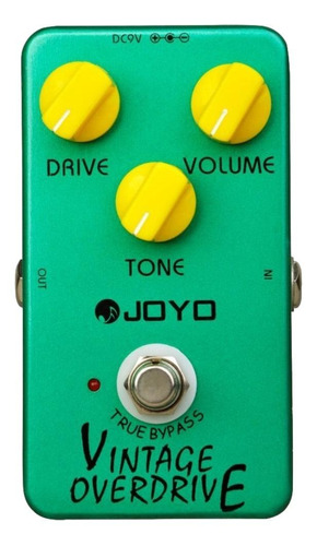 Pedal de efeito Joyo Vintage Overdrive JF-01  verde