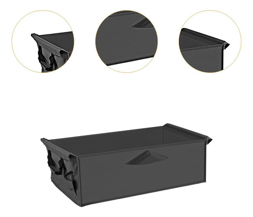 . Protector De Carro Plegable Para Camping Y Picnic Negro