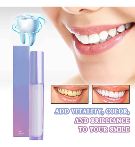 Brillo De Dientes En U, Blanqueador, Brillo Instantáneo, Res