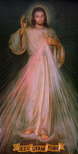 Divina Misericordia (90 De Alto X 60 De Ancho) Con Bastidor
