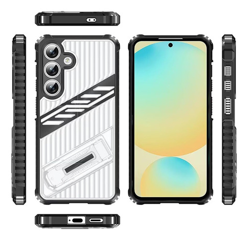 A Funda Para Samsung Galaxy A55 5g, Ultraligera, Militar, Con Soporte Integrado