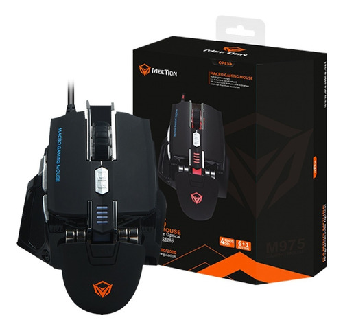 Mouse Optico Usb Gamer Meetion Mt-m975 Led Ajustable Febo