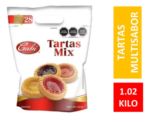 Galletas Gabi Explosion Tartas Con Relleno 1.027 Kg