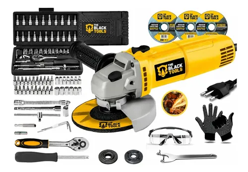 Esmerilhadeira Lixadeira Profissional 127v + Kit 46 Soquetes