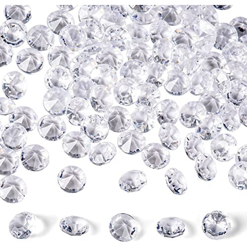 Diamantes De Acrílico, 1000pcs - Gemas Claras De 10 Mm...
