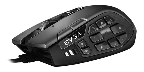 Mouse Juego Evga X15 16000 Dpi Y 400 Ips 20 Botones Pcreg Color Black