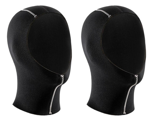 . 2 Gorros Térmicos Elásticos Con Capucha De Neopreno Para