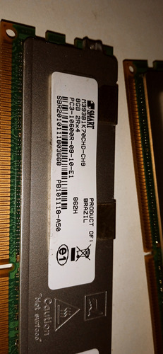Memória Servidor 8gb Ddr3 2rx4 1333 10600r Pn 0xg2vk (ca43) (Usado)