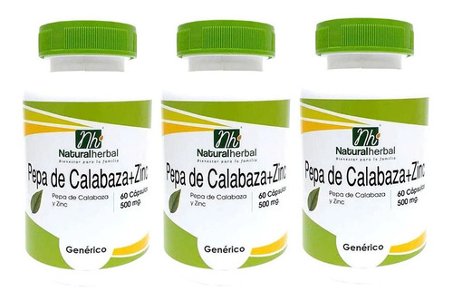 Pepa Calabaza + Zinc Nh 240cap 4x60 Vejiga Prostata. C/envio