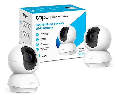 Tp-link Tapo C210 Camara De Seguridad Wifi 2k X2 Unidades