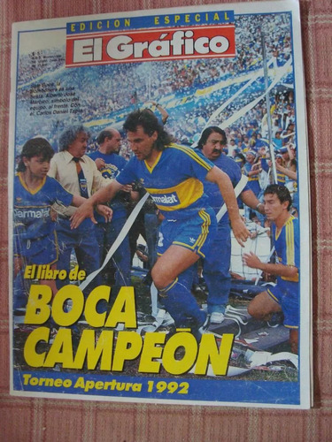 El Gráfico Extra Boca Campeon Torneo Apertura 1992