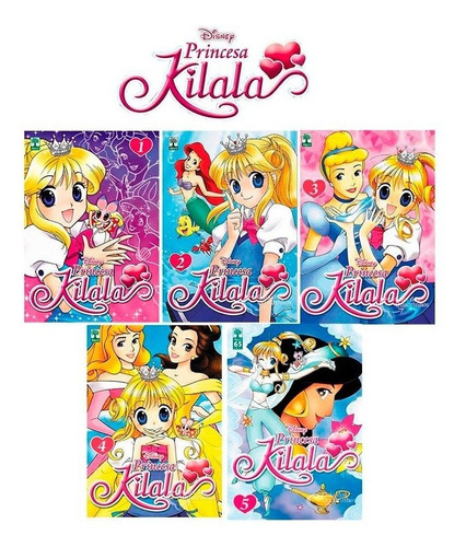 Princesa Kilala Minissérie Em 5 Volumes Disney Abril