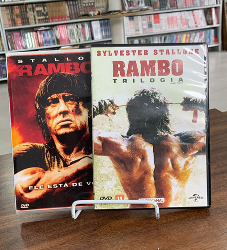 Dvd's Rambo - Trilogia E Ele Está De Volta