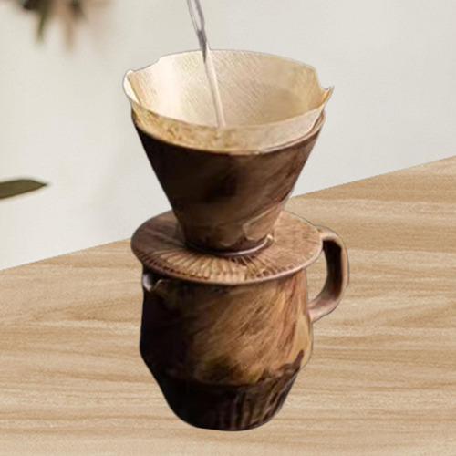 Juego De Cafetera De Vertido Manual, Juego De Gotero De